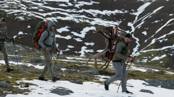 Packing Steve's Caribou Bull