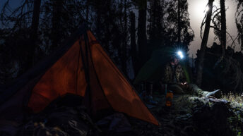 Camp by Headlamp & Moonlight