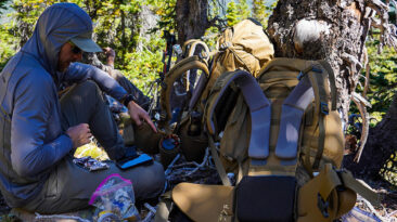 Mark Takes a Snack Break on a September Elk Hunt