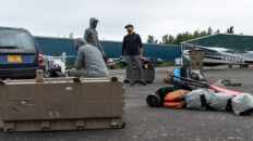 Preparing Gear on the Airstrip