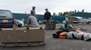 Preparing Gear on the Airstrip