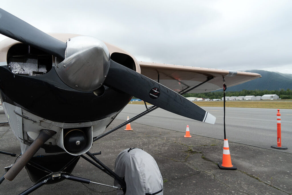 Alaska Bush Plane on the Runway